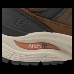 Arch Fit- Baxter Yoren Skechers Scarpe Sportive Sneakers Da Uomo Marrone - 210319