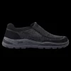 Arch Fit Motley - Vaseo Skechers Scarpe Sportive Slip On Da Uomo Nero - 204495