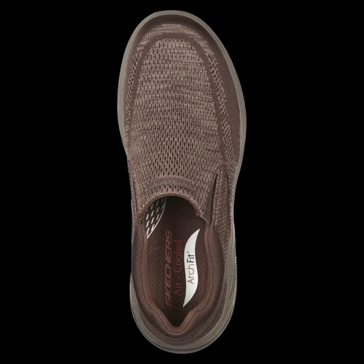 Arch Fit Motley - Vaseo Skechers Scarpe Sportive Slip On Da Uomo Marrone - 204495