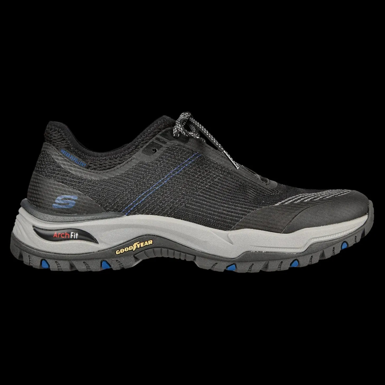 Archfit Dawson Skechers Sneakers Da Uomo 204609 Nero/grigio - 204609