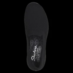 Arya - Clear Skies Skechers Mocassini Slip On Da Donna Nero - 158761