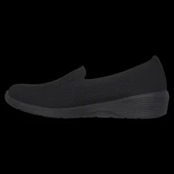 Arya - Clear Skies Skechers Mocassini Slip On Da Donna Nero - 158761