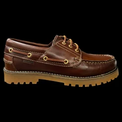 Baerchi Scarpe Modello Barca Da Uomo Cuoio - 7000