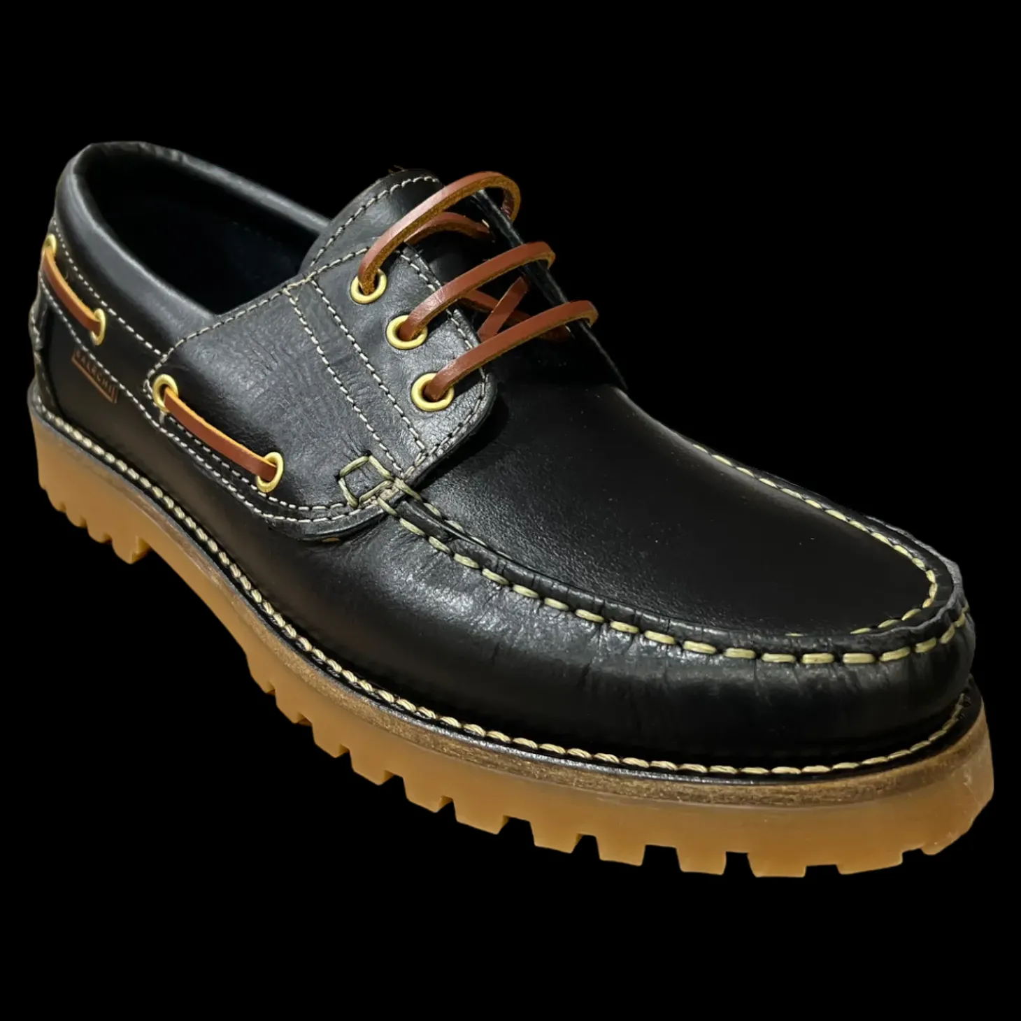 Baerchi Scarpe Modello Barca Da Uomo Blu - 7000