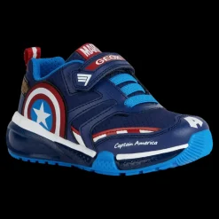 Bayonyc Geox Scarpe Sportive Sneakers Da Bambino Blu - J36FEC
