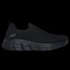 Bobs B Flex - Frigid Edge Skechers Slip On Da Uomo Nero - 118107