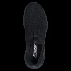 Bobs B Flex - Frigid Edge Skechers Slip On Da Uomo Nero - 118107
