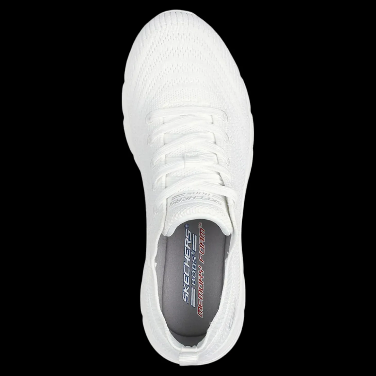 Bobs Bflex Lo - Graceful Stride Skechers Scarpe Sportive Sneakers Da Donna Bianco - 117591