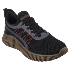Bobs Geo Skechers Sneakers Da Uomo Nero2 - 118171