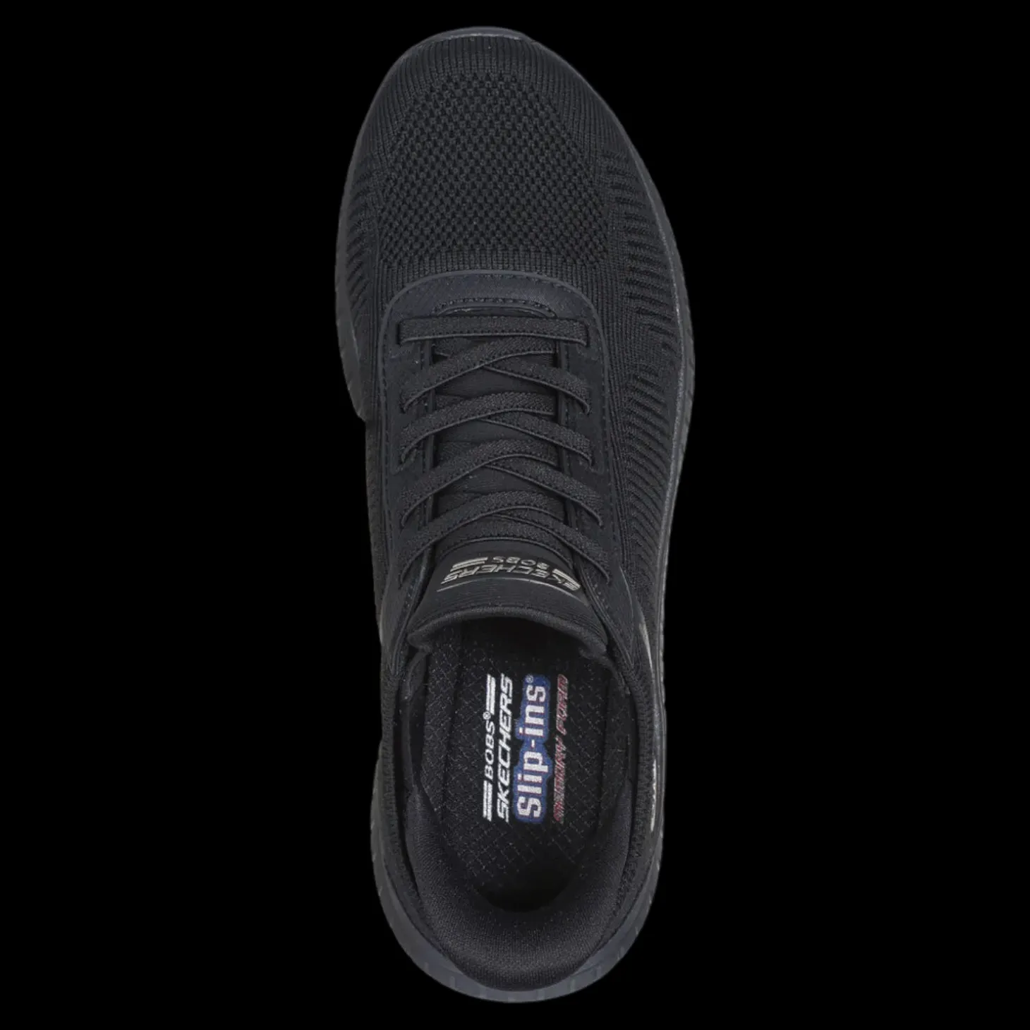 Bobs Squad Chaos - Current Mu Skechers Scarpe Sportive Sneakers Da Donna Nero - 117497