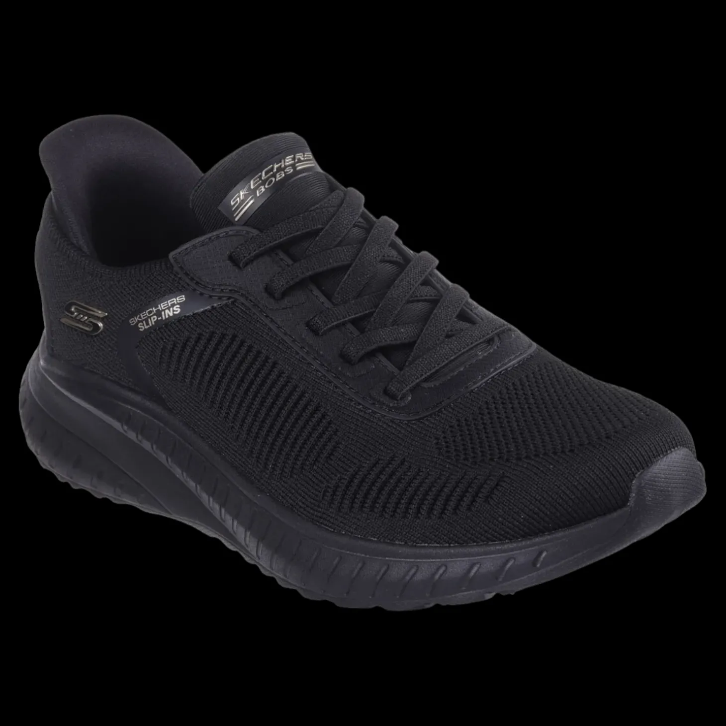 Bobs Squad Chaos - Current Mu Skechers Scarpe Sportive Sneakers Da Donna Nero - 117497