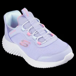 Bounder - Simple Cute Skechers Scarpe Sportive Sneakers Da Bambina Lilla - 303585L