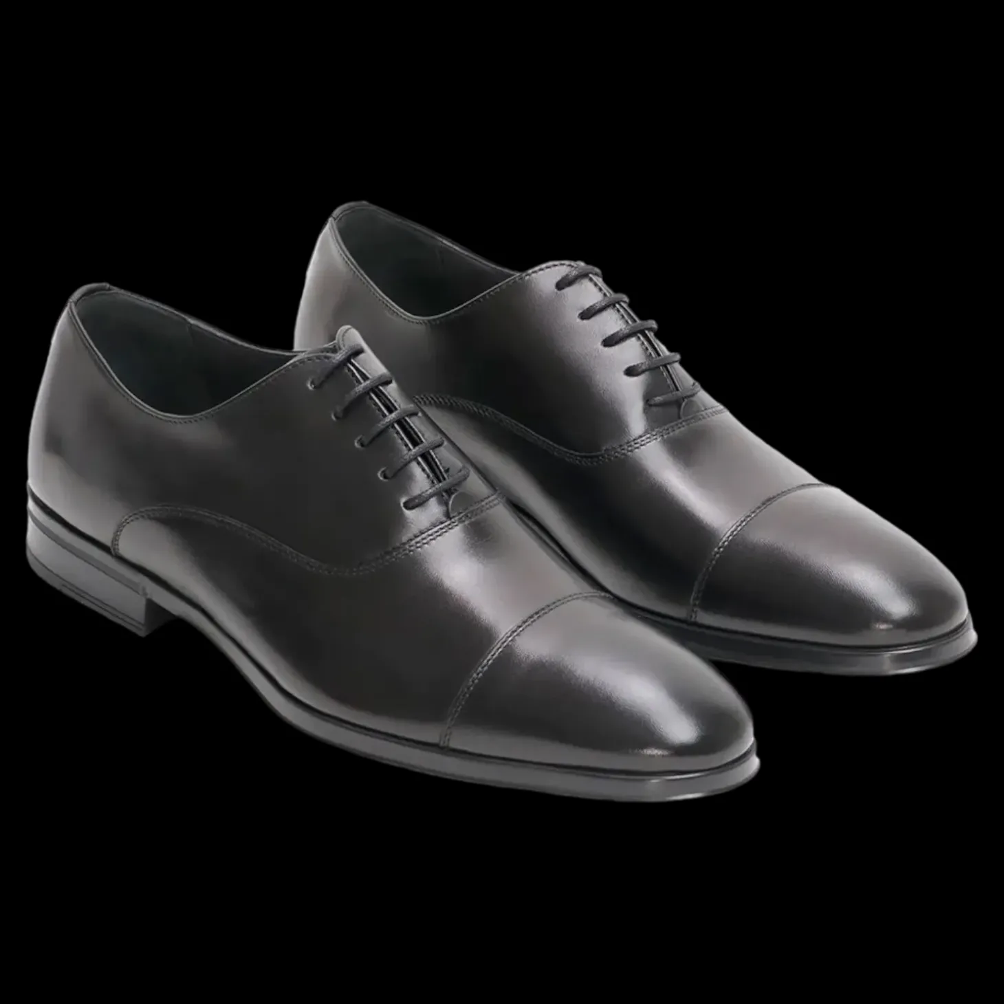 Calpierre Eleganti E Cerimonia Stringate Da Uomo Nero - 1251