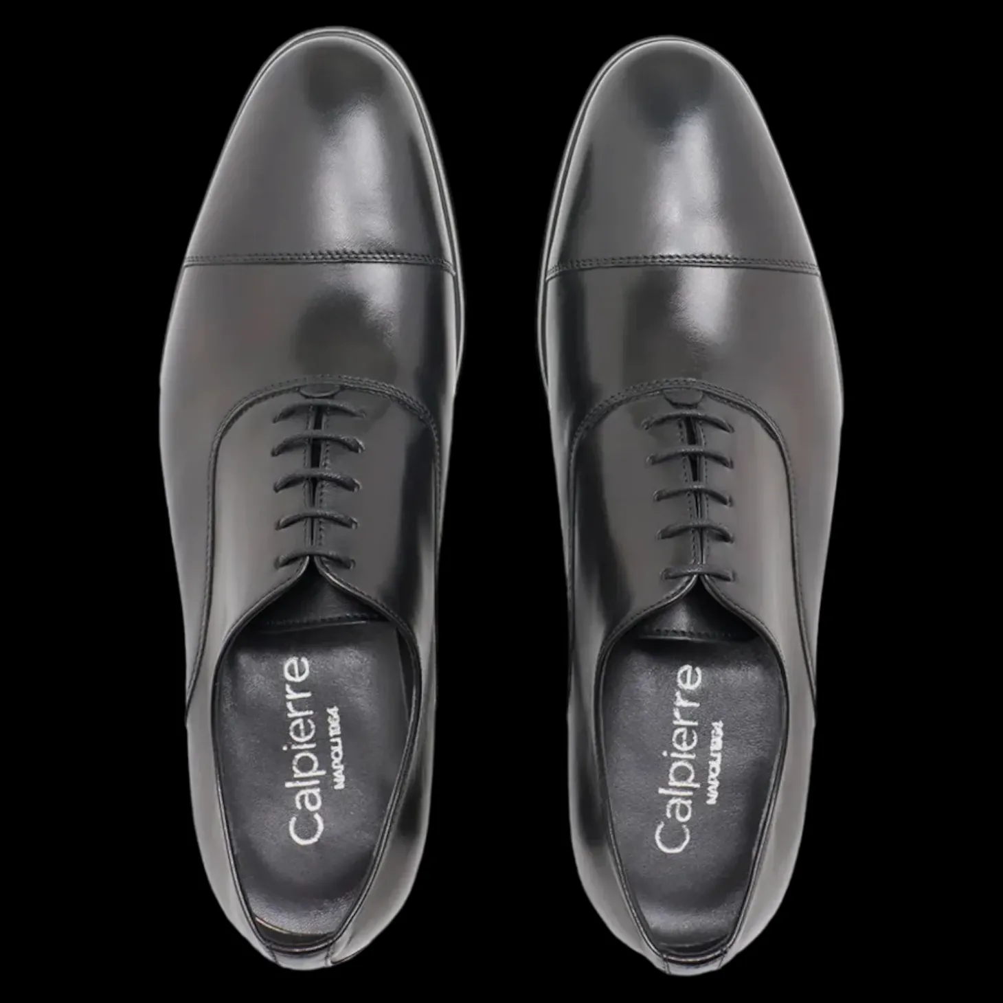 Calpierre Eleganti E Cerimonia Stringate Da Uomo Nero - 1251