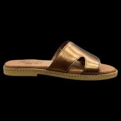Easynrose | Free Life Pantofole E Ciabatte Sandali Da Donna Bronzo - 839-001