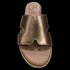 Easynrose | Free Life Pantofole E Ciabatte Sandali Da Donna Bronzo - 839-001