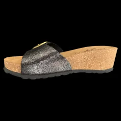 Easynrose | Free Life Sandali Scalzati Da Donna Con Zeppa Nero - 895-006