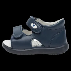 Falcotto Sandaletti Primi Passi Per Bambini In Pelle Blu - 0011500728.01.0C02