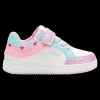 Frangetta Mix - Pan Di Zucchero Lelli Kelly Sneakers Da Bambina Bianco/lilla - LKAA8090