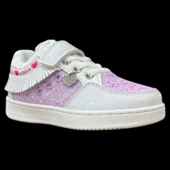 Frangetta Mix Lelli Kelly Sneakers Da Bambina Lilla/bianco - LKAL8053