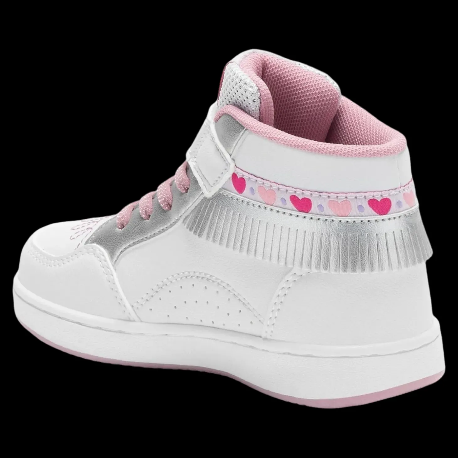 Frangetta Mix Lelli Kelly Sneakers Da Bambina Bianco/argento - LKAA8096
