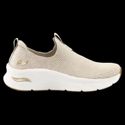 Glimmer Dust Skechers Scarpe Sportive Slip On Da Donna Naturale - 149689