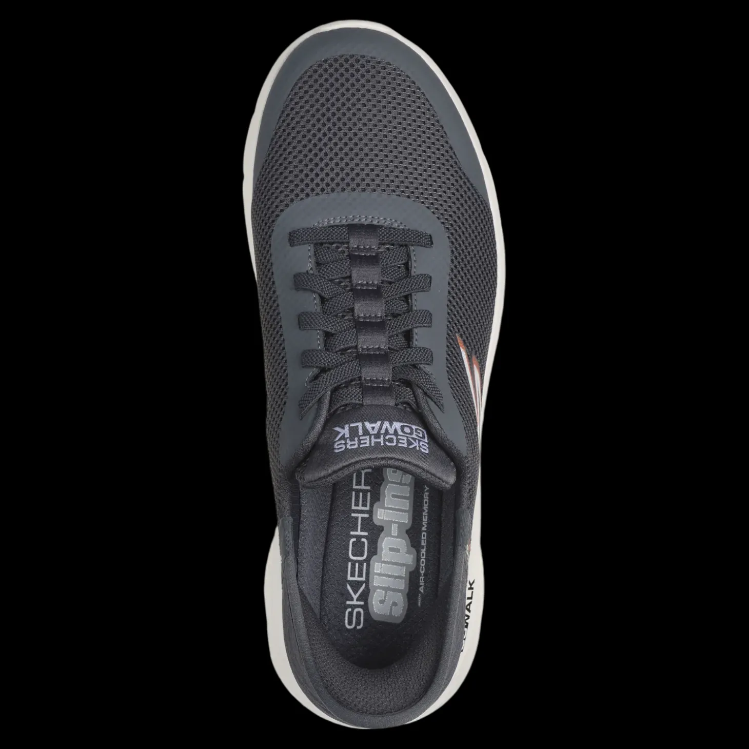 Go Walk Felx - Hands Up Skechers Slip On Sneakers Da Uomo Grigio - 216324