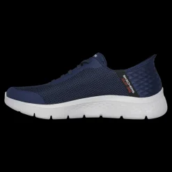 Go Walk Felx - Hands Up Skechers Slip On Sneakers Da Uomo Blu - 216324