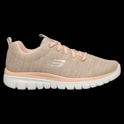Graceful Skechers Scarpe Sportive Da Donna 12614 Naturale - 12614