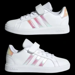 Grand Court 2.0 El C Adidas Scarpe Sportive Da Bambina Bianco - IE3851