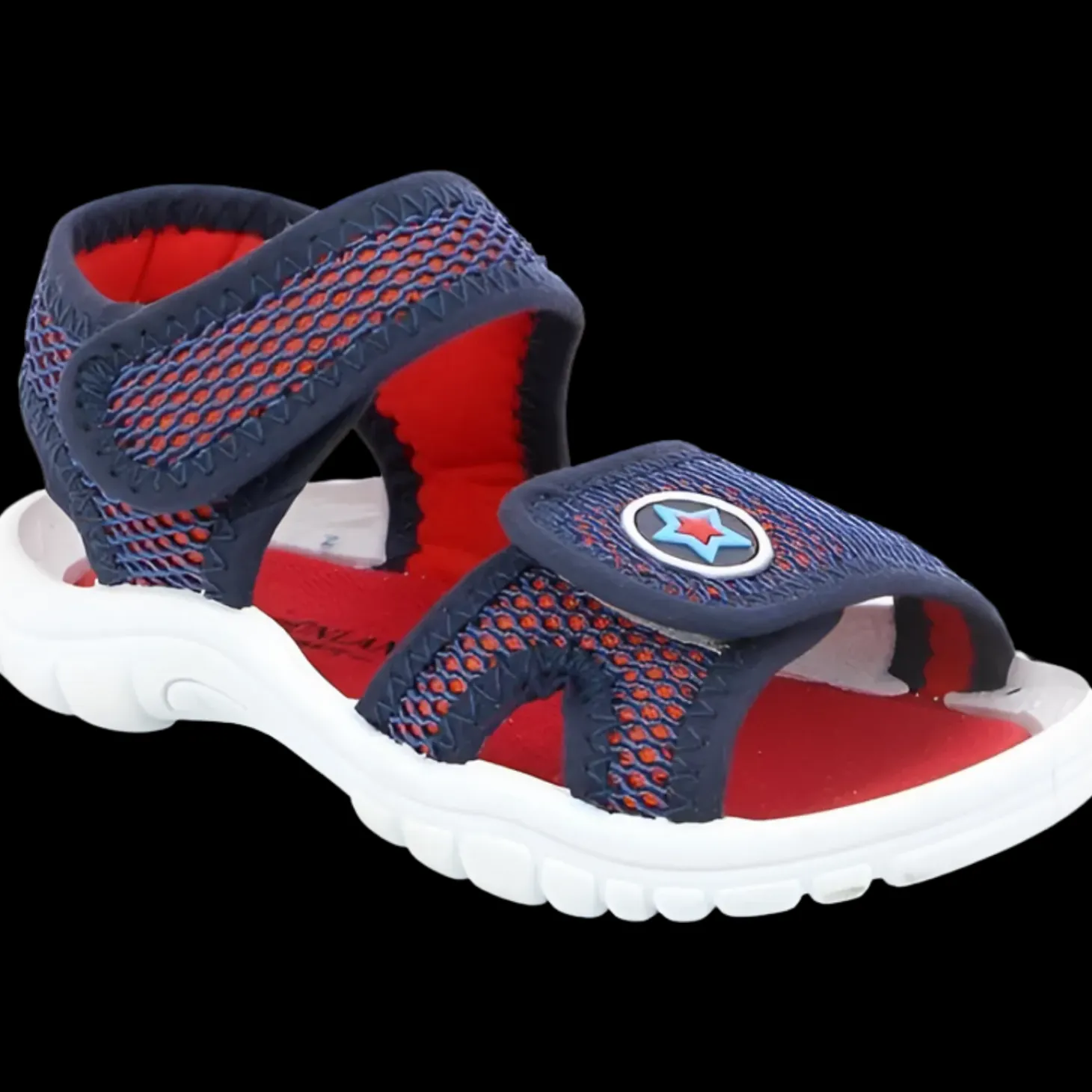 Grunland Junior Sandali Bambini Flin Ps0016-48 Blu - FLIN PS0016-48