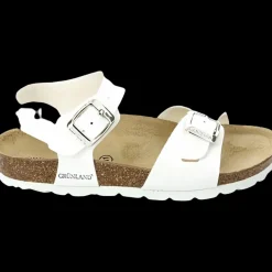 Grunland Junior Sandali Da Bambina Sb0018 Vernice Bianca - SB0018
