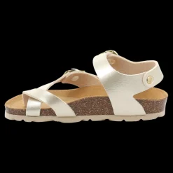 Grunland Junior Sandali Da Bambina Platino - SB1895