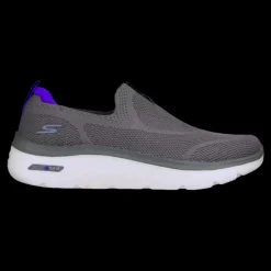 Hyper Burst Skechers Slip On Da Uomo 216189 Grigio - 216189