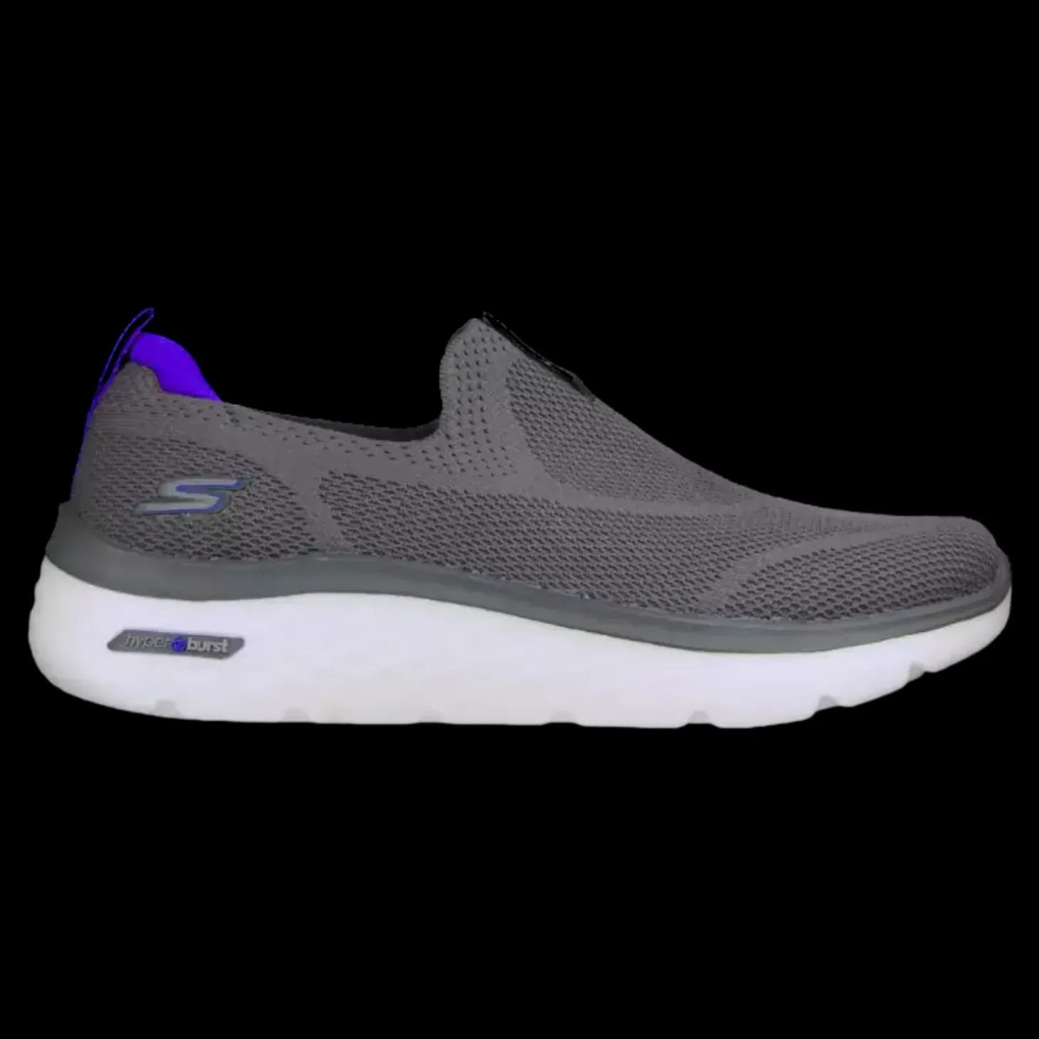 Hyper Burst Skechers Slip On Da Uomo 216189 Grigio - 216189