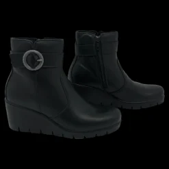 Imac Stivaletti Da Donna Con Zeppa Nero - 458510