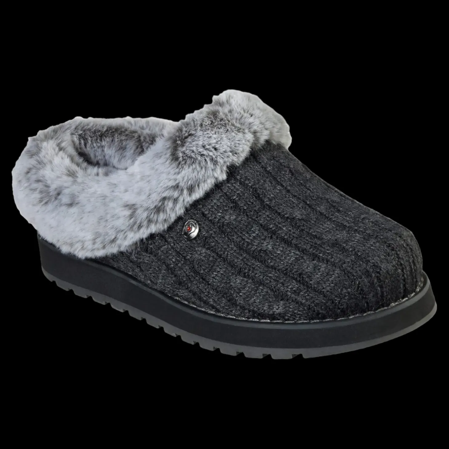 Keepsakes - Ice Angel Skechers Pantofole E Ciabatte Da Donna Antracite - 31204