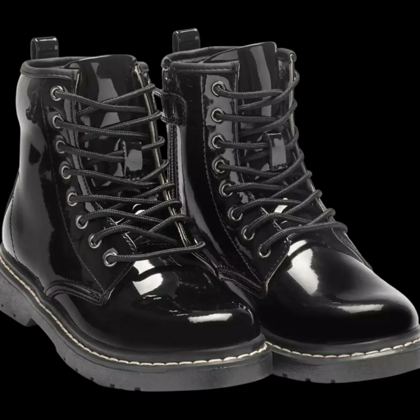 Lelli Kelly Anfibi Bambini Lk7500 Vernice Nero - LK7500