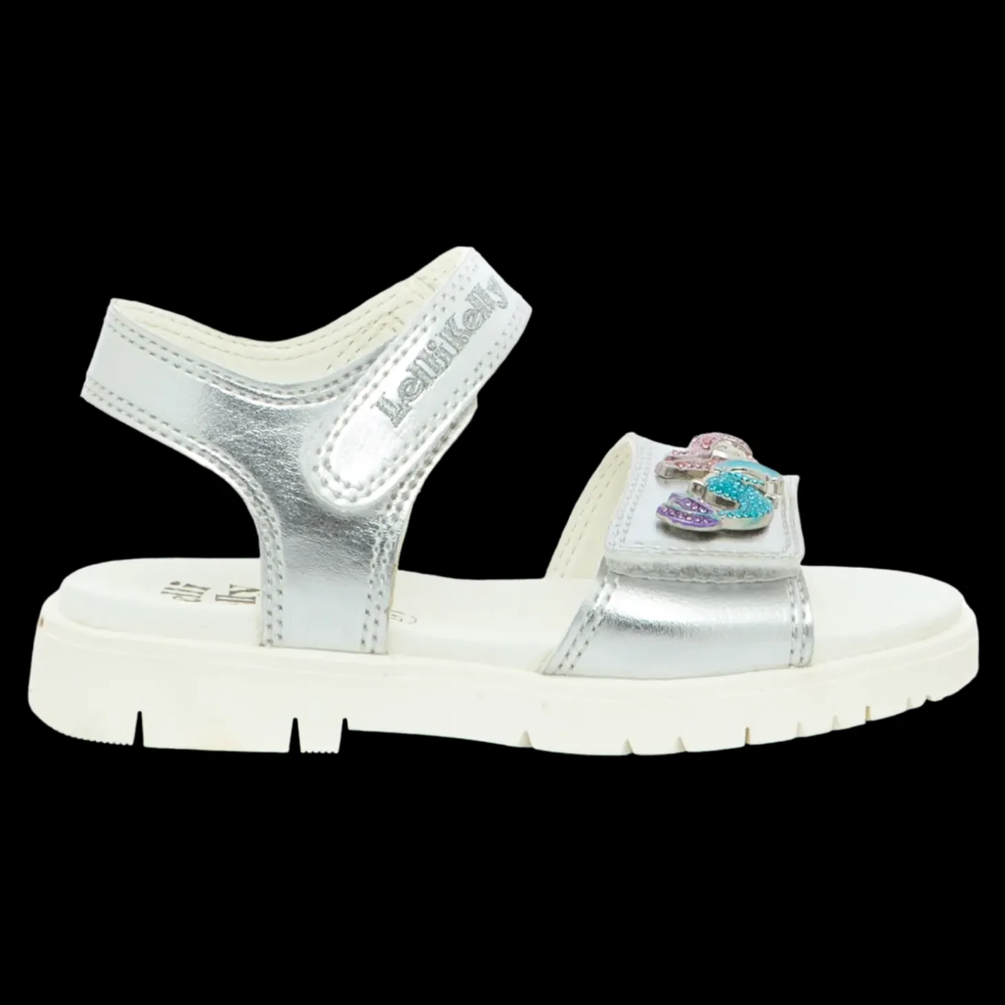 Maribella 1 Lelli Kelly Sandali Da Bambina Lkcv3572 Argento - LKCV3572