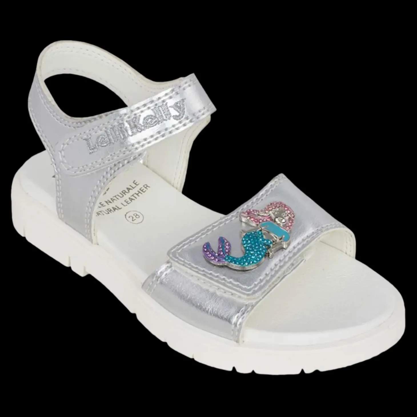 Maribella 1 Lelli Kelly Sandali Da Bambina Lkcv3572 Argento - LKCV3572