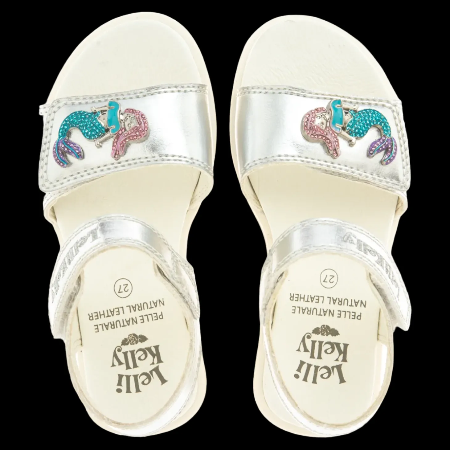 Maribella 1 Lelli Kelly Sandali Da Bambina Lkcv3572 Argento - LKCV3572