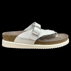Mephisto Sandali Da Donna Helen Vernice Bianco - HELEN