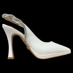 Miabelle Scarpe Da Sposa Bianche Con Tacco Alto Bianco - MB67