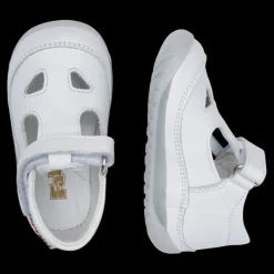 Naturino San Diego Scarpette Due Occhi In Pelle Bianco - 0012016628.01.0N01