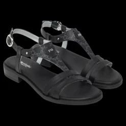 Nero Giardini Sandali Bassi Da Donna Nero - E410464D