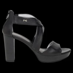 Nero Giardini Sandali Da Donna Con Tacco Alto Nero - E307500D