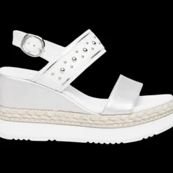 Nero Giardini Sandali Da Donna E218811d Bianco/argento - E218811D