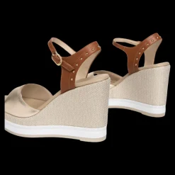 Nero Giardini Sandali Da Donna Con Zeppa Alta Miele - E307680D