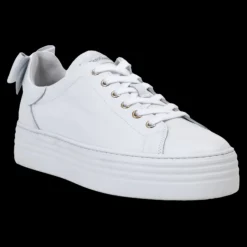 Nero Giardini Sneakers Da Donna Con Fiocco Bianco - E306521D