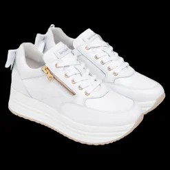 Nero Giardini Sneakers Da Donna Con Zeppa Flat Bianco - E306371D